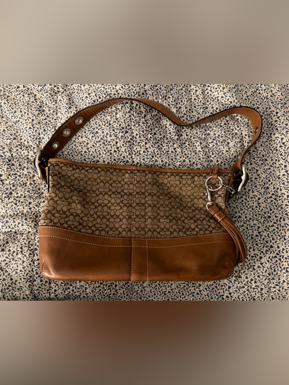 Y2K Coach Mini Signature Shoulder Bag